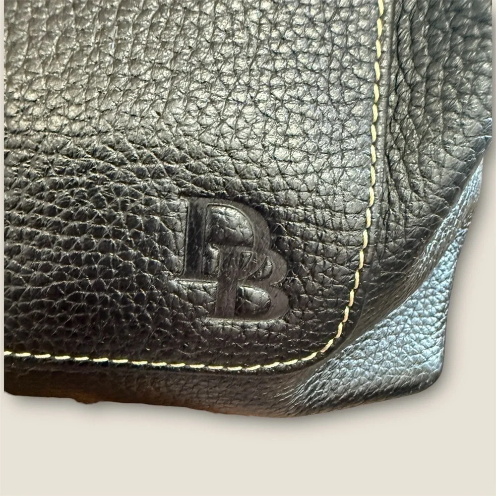 Dooney and Bourke Pebble Grain Leather Logo Lock Shoulder Bag - Picture 9 of 14